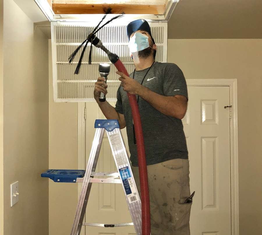 Air duct maintenance and inspection service